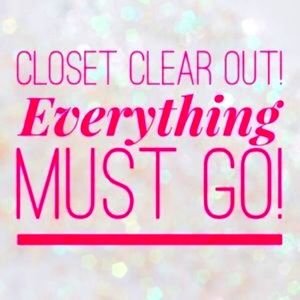 Everything must go!